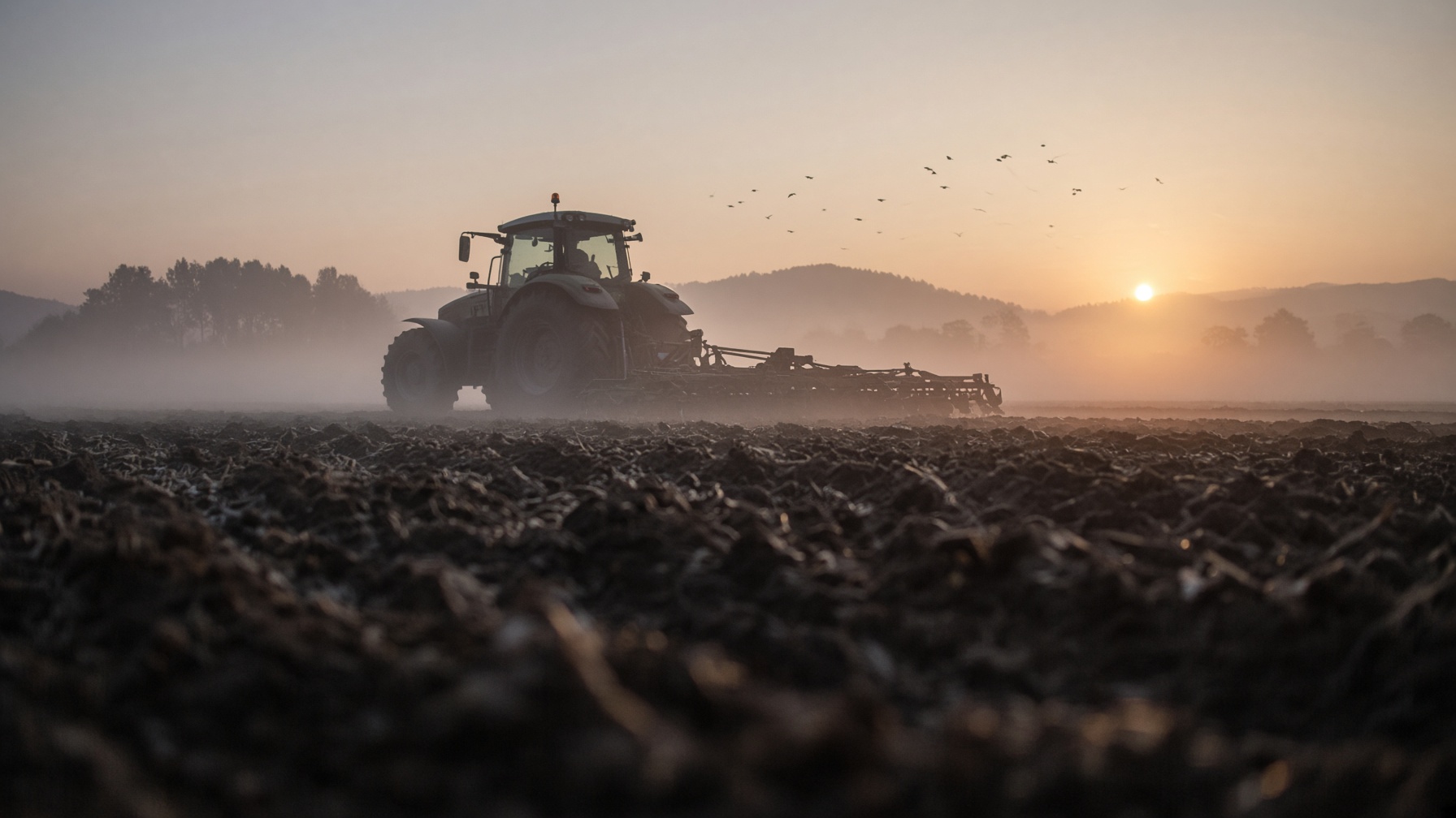 Tractor agricol în câmp — diagnostic în campanie, SOS Utilaje