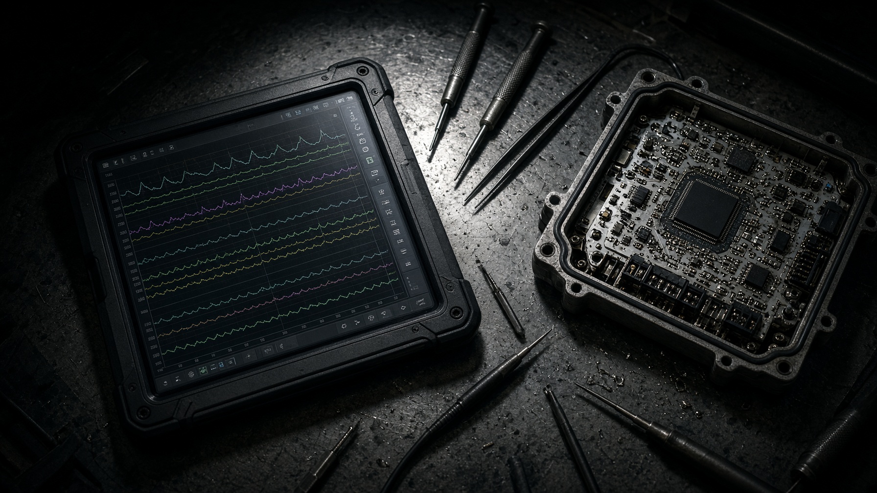 Software ECU pe masa de lucru — calibrări și codări SOS Utilaje